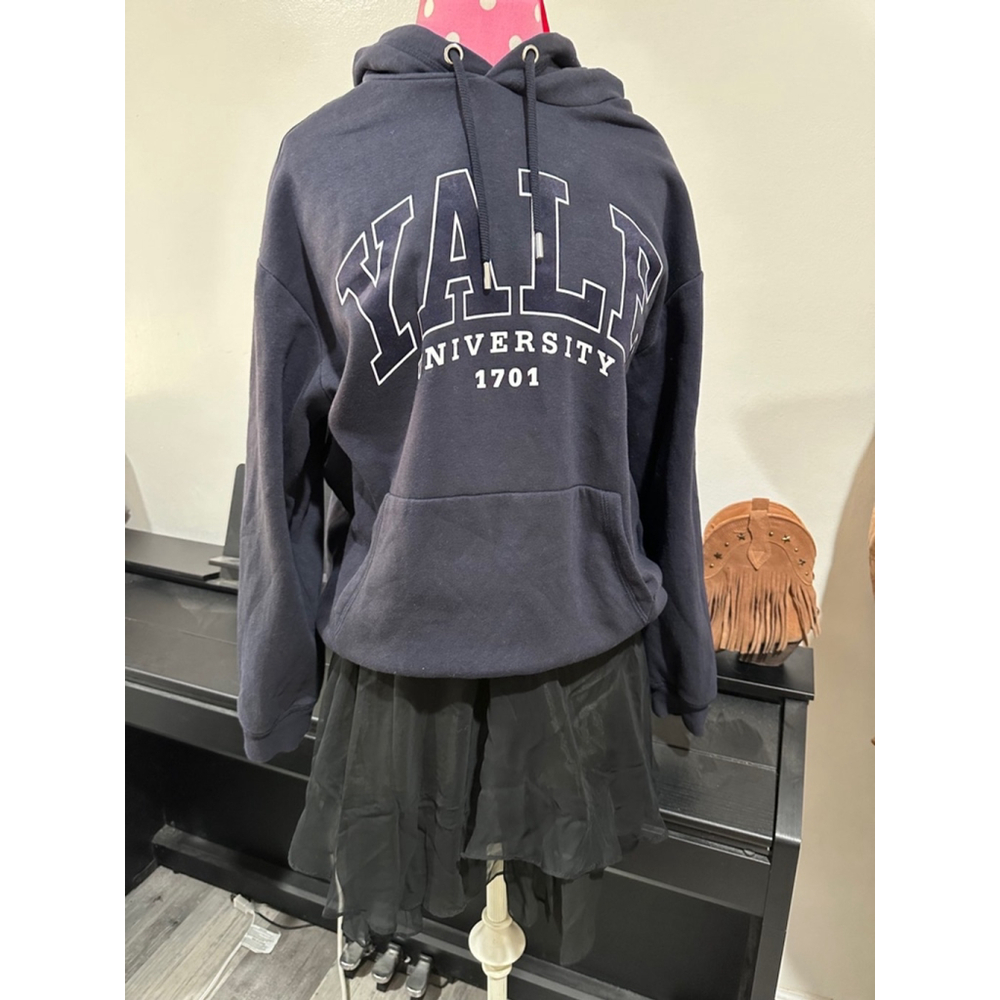 Women's Unbranded Navy Blue Hoodie Size M